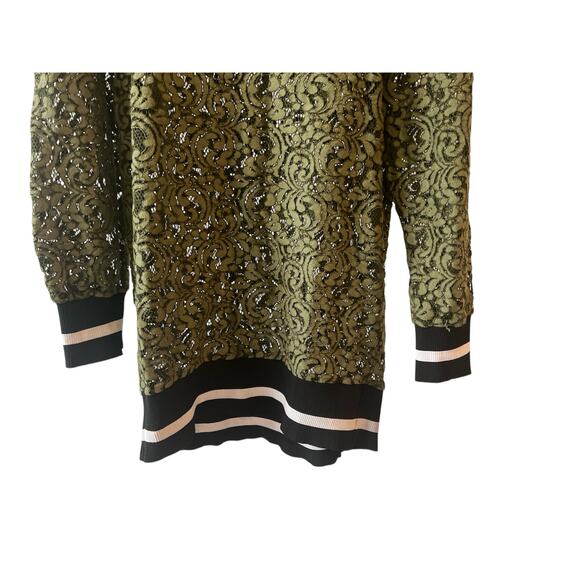 Haut Dentelle Zara Fille – Vert – Taille 13/14 Ans – Coton